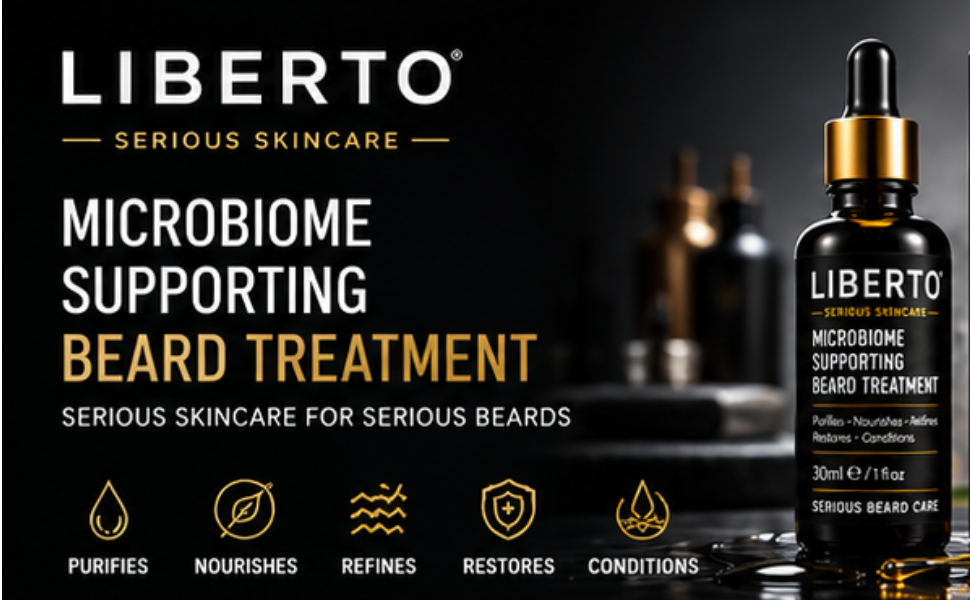 Liberto Microbiome Supporting Beard Treatment – 30ml