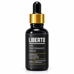 Liberto Skin Performance Serum 30ml bottle with gold collar